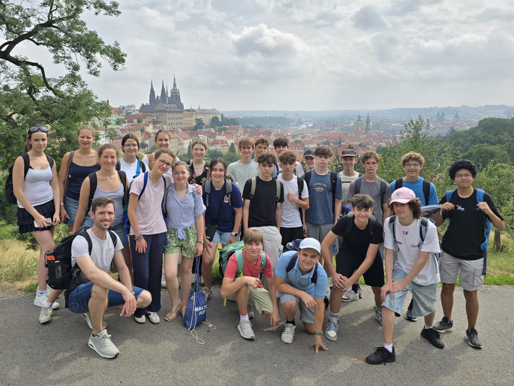 Klasse 5C in Prag